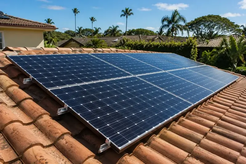 Installation de panneaux solaires à Fontaines-Saint-Martin